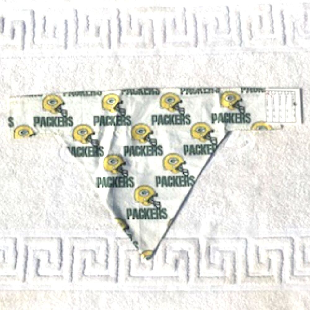 Doggie Bandana . Size: XL . Green Bay Packers